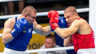 Oleksandr Khyzhniak UKR vs Michail Tsamalidis GRE European Games 2023 80kg [upl. by Nylorak786]