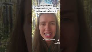 Buyer broker compensation should be itemized and on the buyers settlement statement realestate [upl. by Nesyt]