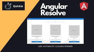 Angular  Resolve amp automatic loading spinner with overlay [upl. by Seaddon201]