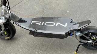 RION NOIR Hyper Scooter Unboxing and First Impressions [upl. by Aihsital]