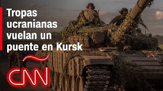 Resumen en video de la guerra Ucrania  Rusia Tropas ucranianas vuelan un puente en Kursk [upl. by Hilde]