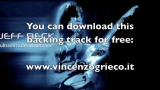 STRATUS backing track Jeff Beck Version realized by Vincenzo Grieco wwwvincenzogriecoit [upl. by Ahsit819]