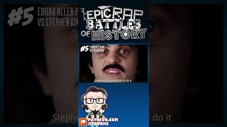 Top 10 EPIC RAP BATTLES of HISTORY  Edgar Allen Poe vs Stephen King 2 [upl. by Neurath170]