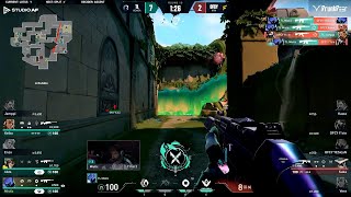 TL Mistic with the 4K on Lotus vs Fancy United Esports  AfreecaTV Valorant League 2023 [upl. by Rehpotirhc]