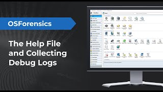 Using The Help File and Debug Log in OSForensics [upl. by Ilenay851]