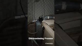 Electrowinning Process shorts [upl. by Evelc]