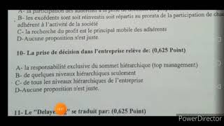 Management S2 corrections des examens n1 [upl. by Yanej893]