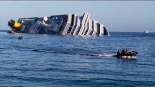 Les secours toujours à la recherche de 21 corps à bord du Costa Concordia [upl. by Suzetta346]