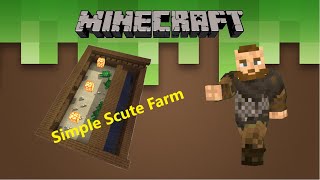 Minecraft 116 simple Scute Farm [upl. by Aihseket]