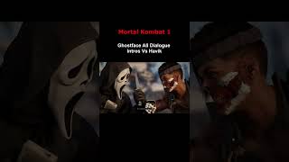 Mortal Kombat 1  Ghostface All Dialogue Intros Vs Homelander And Havik [upl. by Eladnek]