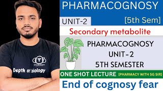 Pharmacognosy 5th sem unit 2  Secondary metabolite  biosources  therapeutic uses pharmacognosy [upl. by Jeniffer542]