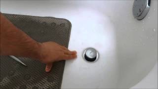 How To Replace A Bathtub Drain Stopper Toe Touch [upl. by Nonrev713]