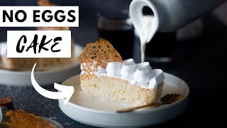 Eggless Tres Leches Cake Recipe  Milk Cake [upl. by Marchal9]