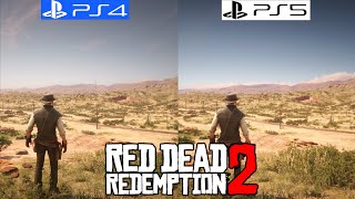 Red Dead Redemption 2 PS4 vs PS5 BC  Graphics Comparison  Framerate  4K  Loading Times [upl. by Odetta]