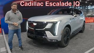 CADILLAC ESCALADE IQ 2025 PRIMER VISTAZO  CHICAGO AUTO SHOW 2024 con Jaime Gabaldoni [upl. by Yursa]