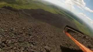 Volcano Boarding  Cerro Negro Nicaragua [upl. by Alidis]