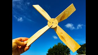 Best HUB for diy Whirligig propeller how to make easy windmill with table saw [upl. by Merp584]