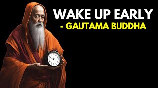 How To Wake Up Early And Feel Energised  Gautama Buddha Buddhism [upl. by Hammock833]