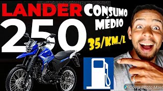 CONSUMO REAL DO KML DA NOVA LANDER 2021 ABS lander2021 lander250abs lander [upl. by Mayberry]