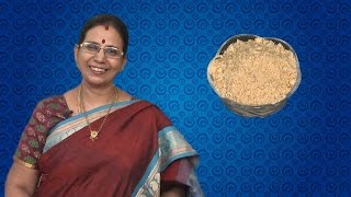 Paruppu Podi in Tamil  Mallika Badrinath Recipes  Dhal Powder Andhra Style [upl. by Virginia]