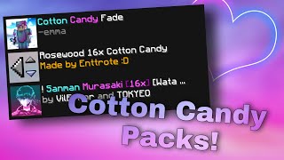 Top 3 Best Cotton Candy Texture Packs 189 FPS BOOST [upl. by Rissa]