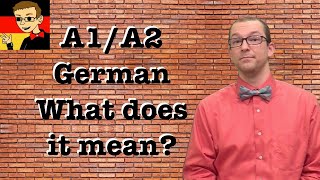 German for Beginners 0 What is A1A2 [upl. by Nimar]