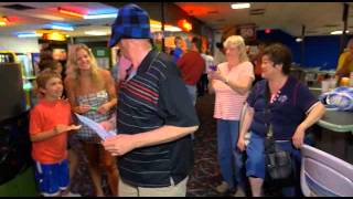 Lil Ollie Breaks World Record Bowling Between Legs [upl. by Demb]