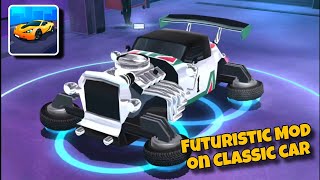 Retro Car became Futuristic car  Race Master 3d ios android gameplay [upl. by Glarum]