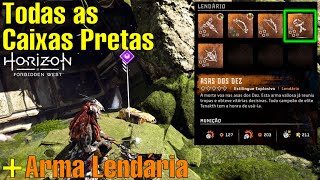 Localização de Todas as Caixas Pretas  Horizon Forbidden West [upl. by Ttekcirc876]