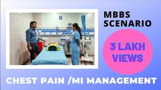 MBBS case scenario Chest painMI [upl. by Sesmar]