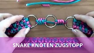 Verknüpft und Zugeknotet SNAKE Knoten Zugstopp [upl. by Ferna]