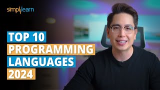 Top 10 Programming Languages 2024  Best Programming Languages To Learn In 2024  Simplilearn [upl. by Mont990]