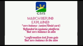 PART 3 GSIS MARCH REFUND ISSUE EXPLAINED [upl. by Melly]