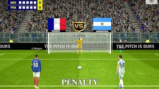 France vs Argentina Penalty shootout 🔥 Kylian Mbappe vs Leo Messi 🔥 [upl. by Eliezer525]