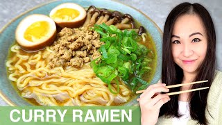 REZEPT Curry Ramen  Japanische Nudelsuppe selber kochen  mit original Sapporo Ramen Nudeln [upl. by Nol]