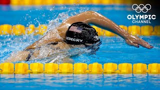 2️⃣2️⃣  Katie Ledecky finishes 22 seconds ahead of her final competitor  31DaysOfOlympics [upl. by Guillemette]