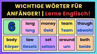 6Englische Vokabeln für Anfänger – 50 wichtige Wörter mit deutschen Übersetzungen [upl. by Llaccm]