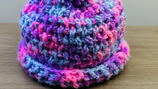 GORRO tejido a crochet FACIL para MUJER PASO a PASO  PRINCIPANTE PATRO GRATIS [upl. by Inavoj237]