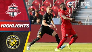 Toronto FC vs Columbus Crew SC  Altidore and Toronto Fight for Home Playoff Game  HIGHLIGHTS [upl. by Yreffej203]