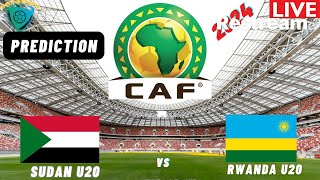 Sudan vs Rwanda Live Stream CECAFA U20 Africa Nations Cup 2025 Qualifiers Commentary Score [upl. by Nyllaf]