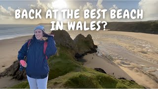 If you havent been to this beach youre MISSING OUT Three Cliffs Pennard Castle  more [upl. by Netaf]