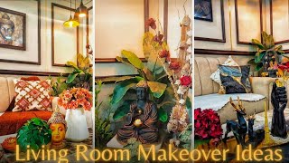 Living Room Makeover Ideas  Buddha Themed Living Room  Amazon Meesho Decor Items [upl. by Yendyc]