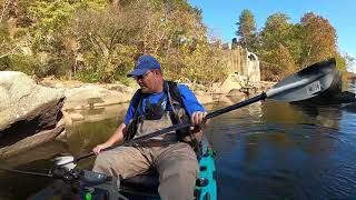 Kayak Fishing the Occoquan River in Old Town Occoquan Va [upl. by Samella205]