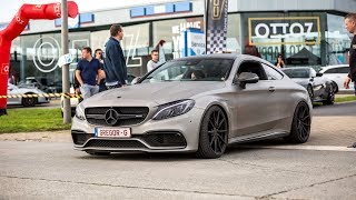 MercedesAMG C63 S Coupe  Loud Accelerations amp Revs [upl. by Nirehtac]