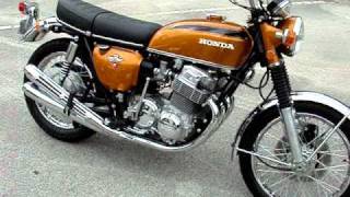 Honda CB 750 1971 K1  07nov2010  3000 original miles [upl. by Bordy359]