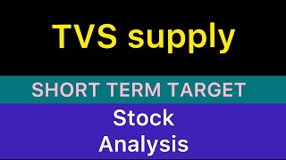 TVS SUPPLY CHAIN SOLUTIONS STOCK TARGET ANALYSIS 🥎 TVS SUPPLY STOCK NEWS TARGET BIG CRASH 20112024 [upl. by Ellenar849]