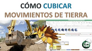 🚧CUBICAR MOVIMIENTOS DE TIERRA Planilla versión 20🌐📈 [upl. by Larina]