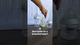 Best baby bottle for breastfed babies momlife parenting babybottle shorts [upl. by Rior668]