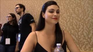 Gotham  Morena Baccarin Interview Season 3 Comic Con [upl. by Yelik283]