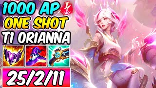 1000 AP ONESHOT EPIC T1 ORIANNA MID FULL BURST  Best Damage Build amp Runes  League of Legends [upl. by Hodges240]